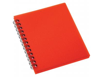 Promotional Giveaway Office | The Duke Spiral Notebook Translucent Red