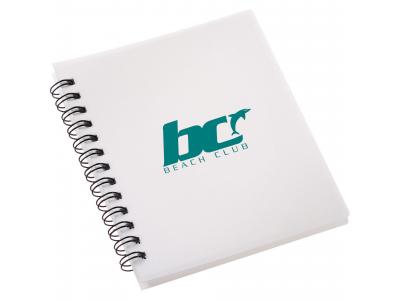 Promotional Giveaway Office | The Duke Spiral Notebook White