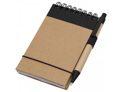 Promotional Giveaway Office | The Recycled Jotter & Pen Natural with Black Trim