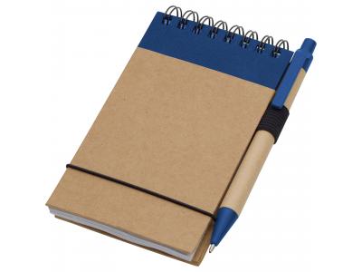 Promotional Giveaway Office | The Recycled Jotter & Pen Natural with Blue Trim