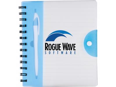 Promotional Giveaway Office | The Hideaway Notebook Translucent Blue