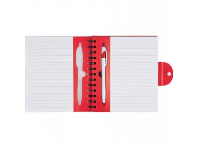 Promotional Giveaway Office | The Hideaway Notebook Translucent Red