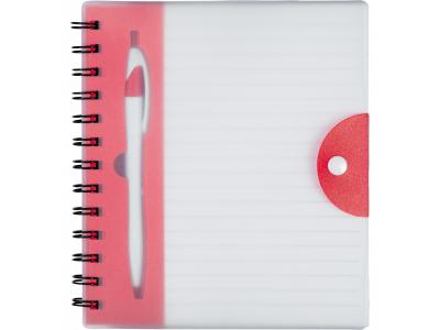 Promotional Giveaway Office | The Hideaway Notebook Translucent Red