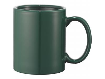 Promotional Giveaway Drinkware | Bounty 11-Oz. Ceramic Mug Green