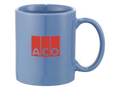 Promotional Giveaway Drinkware | Bounty 11-Oz. Ceramic Mug Light Blue