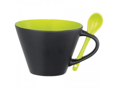 Promotional Giveaway Drinkware | Rancho 16-Oz. Mug With Spoon