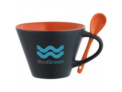 Promotional Giveaway Drinkware | Rancho 16-Oz. Mug With Spoon  