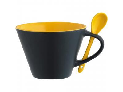 Promotional Giveaway Drinkware | Rancho 16-Oz. Mug With Spoon