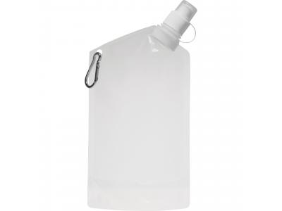Promotional Giveaway Drinkware | Cabo 20-Oz. Water Bag With Carabiner Clear