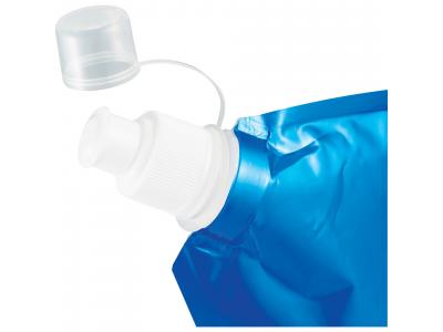 Promotional Giveaway Drinkware | Cabo 20-Oz. Water Bag With Carabiner Metal Blue