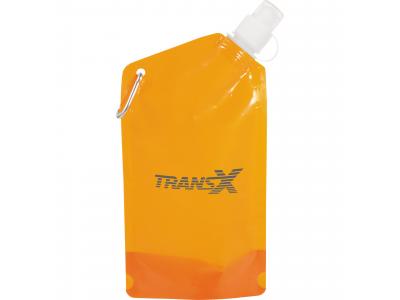Promotional Giveaway Drinkware | Cabo 20-Oz. Water Bag With Carabiner Tran Orang