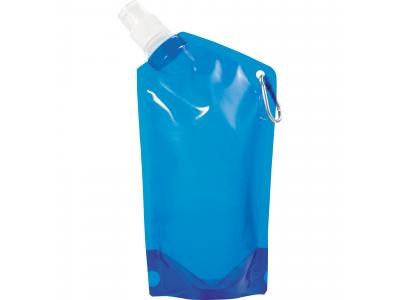 Promotional Giveaway Drinkware | Cabo 20-Oz. Water Bag With Carabiner Tr Ryl Bl