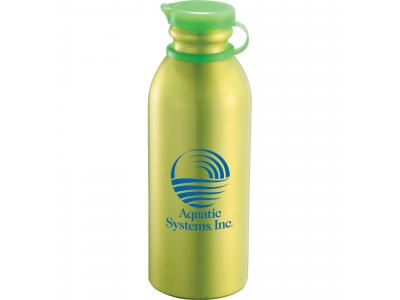 Promotional Giveaway Drinkware | Milk Maid 24-Oz. Aluminum Sports Bottle Lime Gr