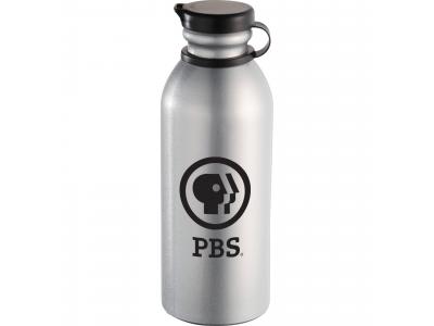 Promotional Giveaway Drinkware | Milk Maid 24-Oz. Aluminum Sports Bottle Silver