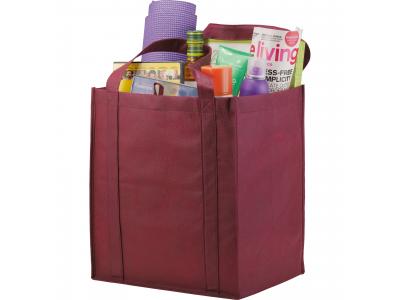Promotional Giveaway Bags | The Hercules Grocery Tote Burgundy
