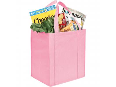 Promotional Giveaway Bags | The Hercules Grocery Tote Pink