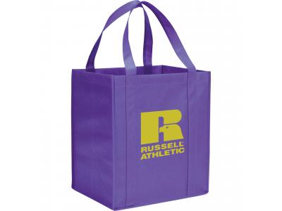 Promotional Giveaway Bags | The Hercules Grocery Tote Purple