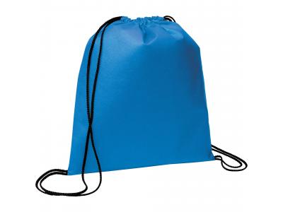 Promotional Giveaway Bags | The Evergreen Drawstring Cinch Backpack Process Blue