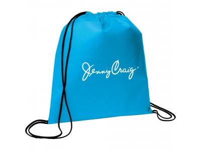 Promotional Giveaway Bags | The Evergreen Drawstring Cinch Backpack Process Blue