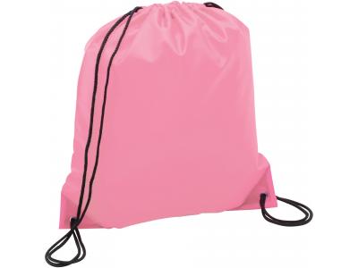 Promotional Giveaway Bags | The Oriole Drawstring Cinch Backpack Pink