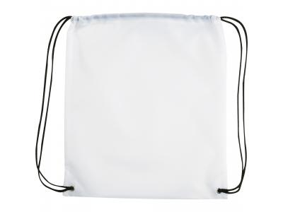 Promotional Giveaway Bags | The Oriole Drawstring Cinch Backpack White