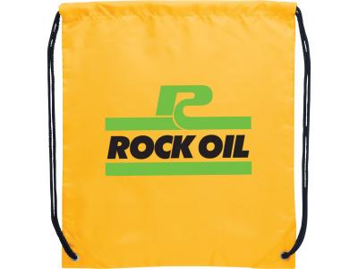 Promotional Giveaway Bags | The Oriole Drawstring Cinch Backpack Yellow