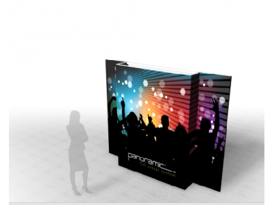 Panoramic Wall 10B | Trade Show Displays