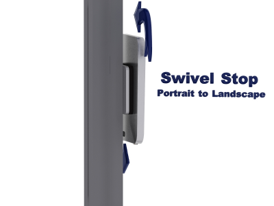 MOD-1318 Swivel iPad Clamshell | Trade Show Displays