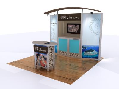 Custom Modular Hybrid Displays | VK-1053 10 Ft Visionary Designs