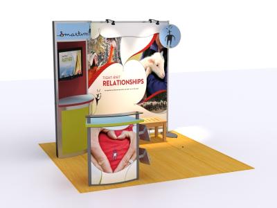 VK-1069 10 Ft Visionary Designs Hybrid Exhibit | Trade Show Displays  