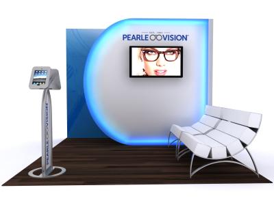 Custom Modular Hybrid Displays | VK-1116 Hybrid Booth 10 Ft Visionary Designs  