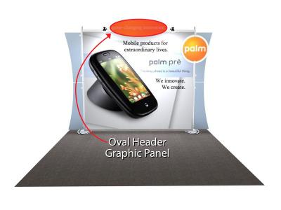 Sacagawea Replacement Oval Header Graphic | Trade Show Displays