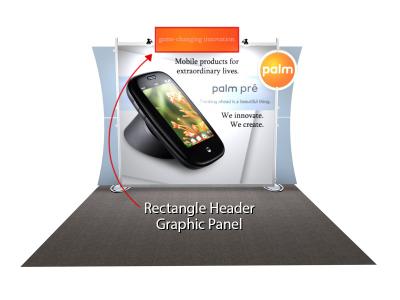 Sacagawea Replacement Rectangle Header Graphic | Trade Show Displays