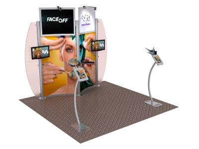 VK-1325 10 Ft Visionary Designs Hybrid Exhibit | Trade Show Displays  