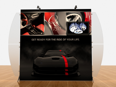 Tension Fabric Displays | VK-1907 Segue Sunrise 