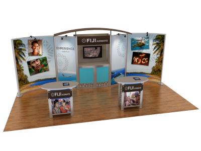 Custom Modular Hybrid Displays | VK-2066 20 Ft Visionary Designs