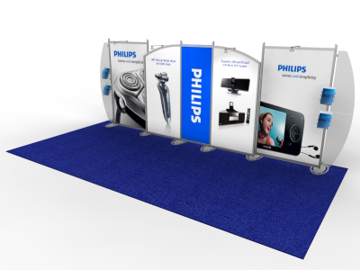 VK-2115 Sacagawea Tension Fabric Displays | Trade Show Displays