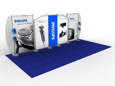 VK-2115 Sacagawea Tension Fabric Displays | Trade Show Displays