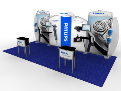 VK-2117 Sacagawea Tension Fabric Displays | Trade Show Displays