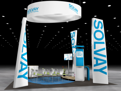 VK-5080 Visionary Island Display | Trade Show Displays