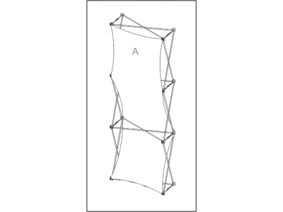 Pop Up Table Top Display | XSNAP 1x3 schematic