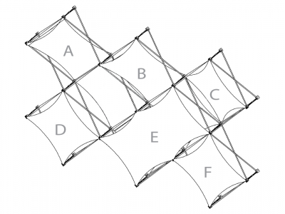 Pop Up Trade Show Display | Xpressions XSNAP Schematic