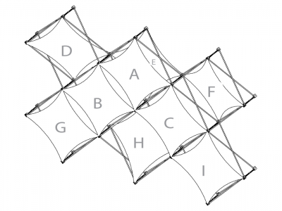 Pop Up Trade Show Display | Xpressions XSNAP Schematic
