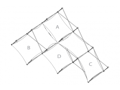 Pop Up Trade Show Display | Xpressions XSNAP Schematic