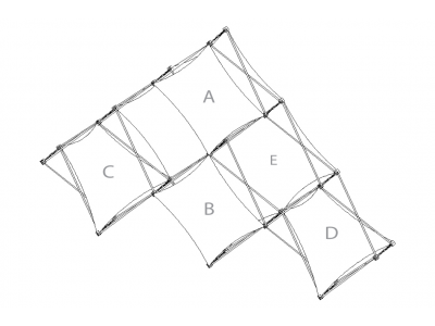Pop Up Trade Show Display | Xpressions XSNAP Schematic