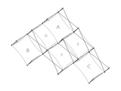 Pop Up Trade Show Display | Xpressions XSNAP Schematic