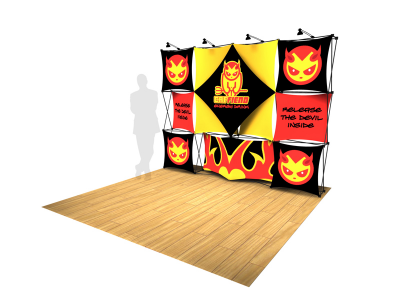 Pop Up DIsplays | Xpressions XSNAP 4x3 Booth