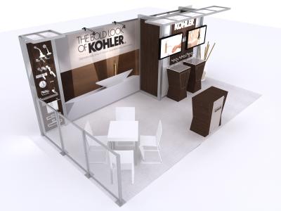 VK-2921 20 Ft Visionary Designs   | Trade Show Displays