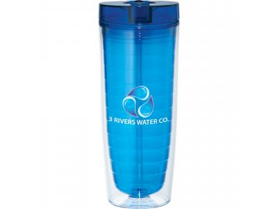 Promotional Giveaway Drinkware | Hot & Cold Flip N Sip Vortex Tumbler 20oz 