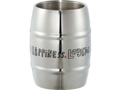 Promotional Giveaway Drinkware | Growl Stainless Barrel Mug 14oz